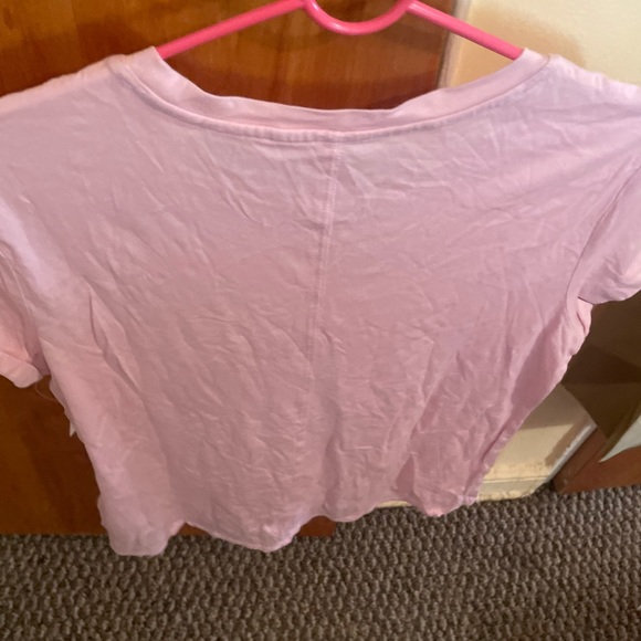 NWT LOVE BY GAP PINK GRAPHIC T- SHIRT “SATURDAY SUNDAY REPEAT LARGE - Picture 2 of 8